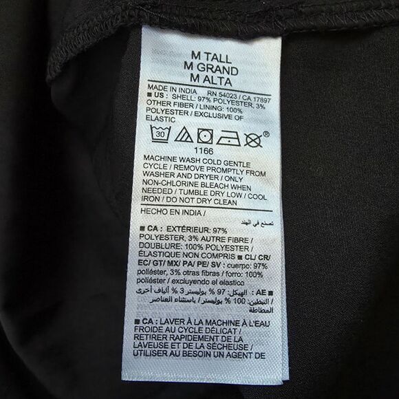 NWT Old Navy Women's Long Sleeve Floral Boho Mini Dress M Tall Black Metallic - Picture 12 of 15